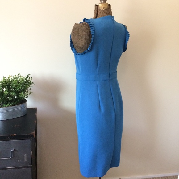 Ann Taylor Pleat Trim Sheath Dress <2> - Picture 2 of 12